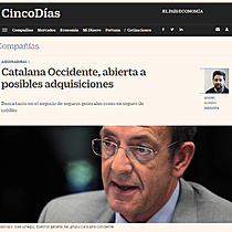 Catalana Occidente, abierta a posibles adquisiciones